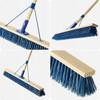 KADAX Universalbesen Kehrer Bürste Straßenbesen 100 cm mit Stiel