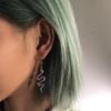 European & American Snake-Style Trendy Retro Earrings - Earthy, Cool, Versatile Snake-Shaped Clips with Japanese & Korean Influences.