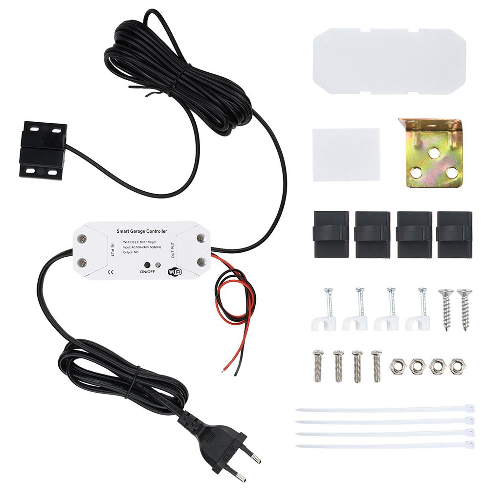 

Garage Door Opener Tuya WiFi Smart Gate APP Voice Controller Smart Life Remote Control Works With Alexa Google Home Assistant