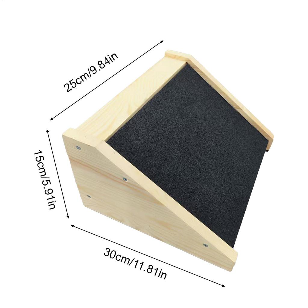Dog Scratch Board Wooden Grinder Ladder Dog Nail Board For Small Medium Large Breed Puppy Home Corner Cage Enrichment