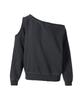 THEVINYLHOUSE Open Shoulder Sweatshirts(W) Charcoal
