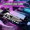 Custom Name Personalized Football team F.C Pattern Mousepad, Laptop PC Desk Mat, Decorative Desk Mat for Home Keyboard Pad Gift