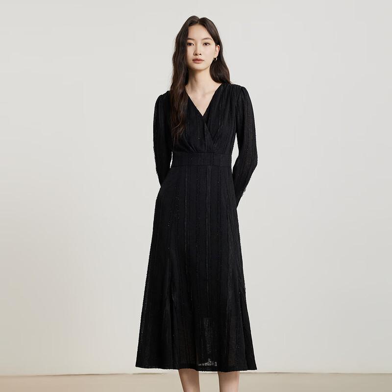 

Gejin Casual Elegant Mid-Length Long-Sleeve Dress 2XL