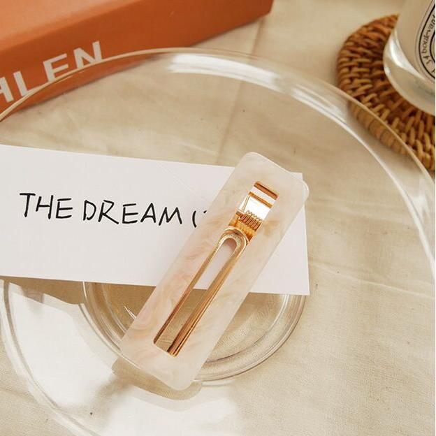 Popular Fashion Acetate Sweet Hairpins Girls Hair Clips Pin Barrette Accessories For Women Lady Hairclip Hairgrip Headwear