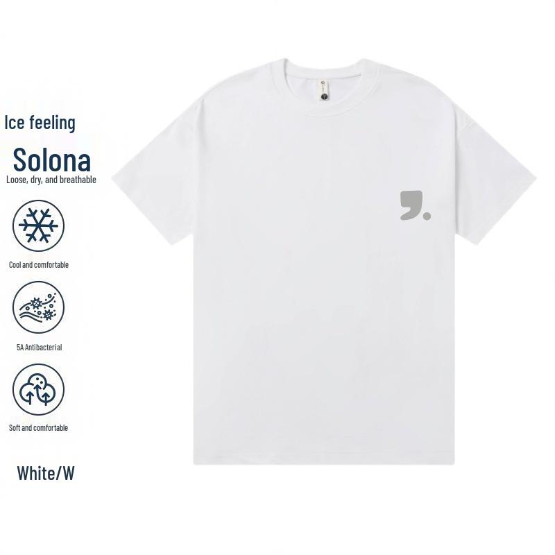 

Solona Men s Quick-Dry Ice Silk Short Sleeve T-Shirt - Summer Casual Loose Fit 5XL (93-100 kg)