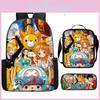 One Piece Pirate Character Backpack For Kids With Wear Resistant Oxford Cloth And Lightweight Design
