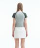 REST&RECREATION Raglan Half Sleeve Top - Gray