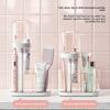 Toothbrush Storage Rack - Wall-mounted Without Drilling - Tooth Care Storage Rack with Dust-proof and Water-draining Function