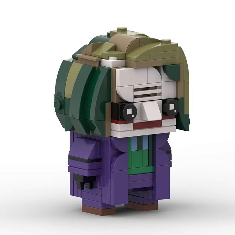Building Block Compatible, Joker - Trench Coat, Square Head Boy, Batman Trilogy, Creative Assembly Model