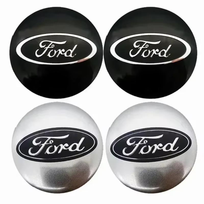 New 2026 Car Sticker 56MM Car Decals Wheel Rims Center Hub Stickers for Ford Kuga Fusion Shelby ST RS Mondeo Focus 2 3 Fiesta Ex