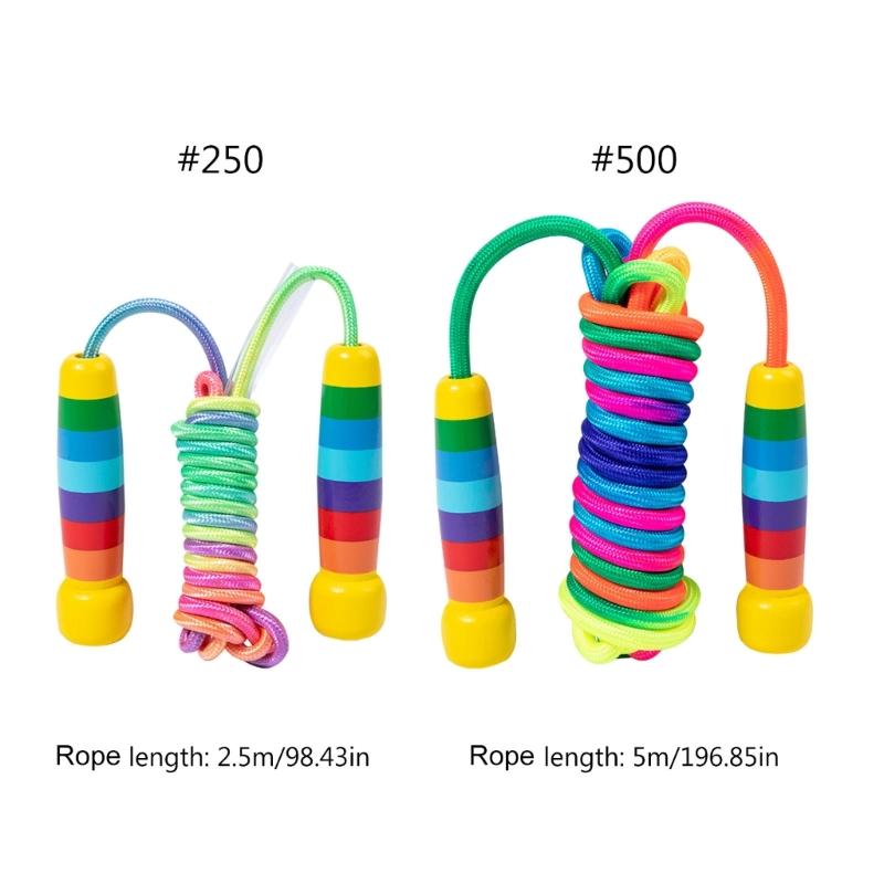 Children Adjustable Skipping Rope with Handle Jump Rope Skipping
