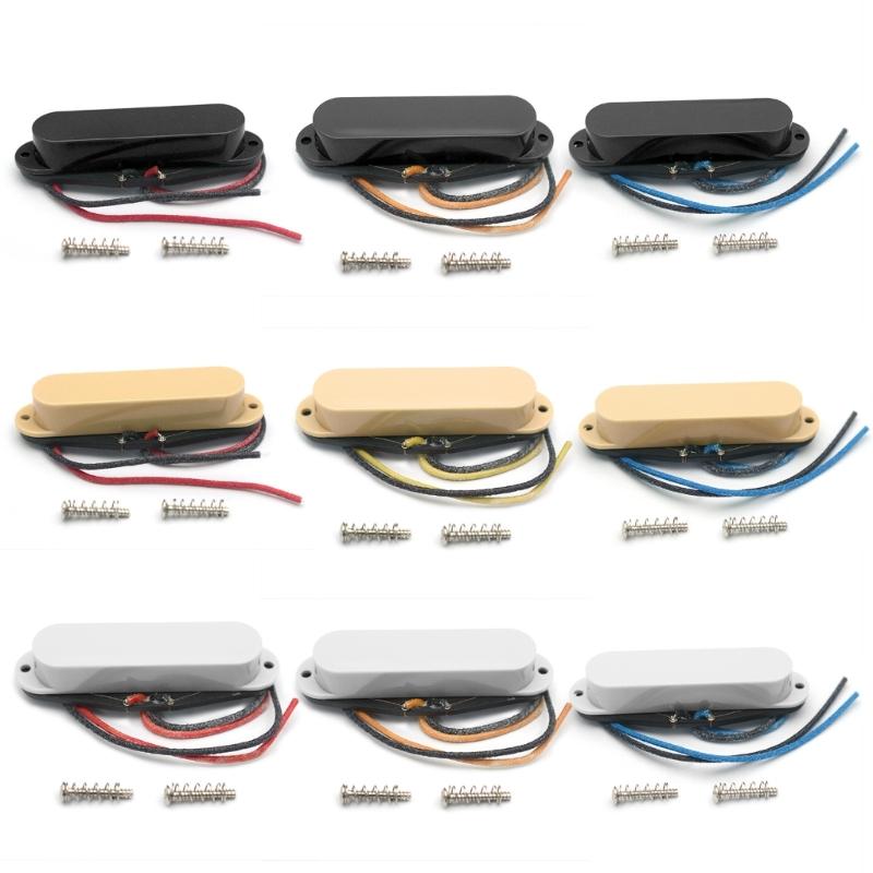 Neck/Middle/Bridge Pickup for Electric Guitar Part Replacement Open Style Alnico 5 Guitar Pickup Single Coil Pickup