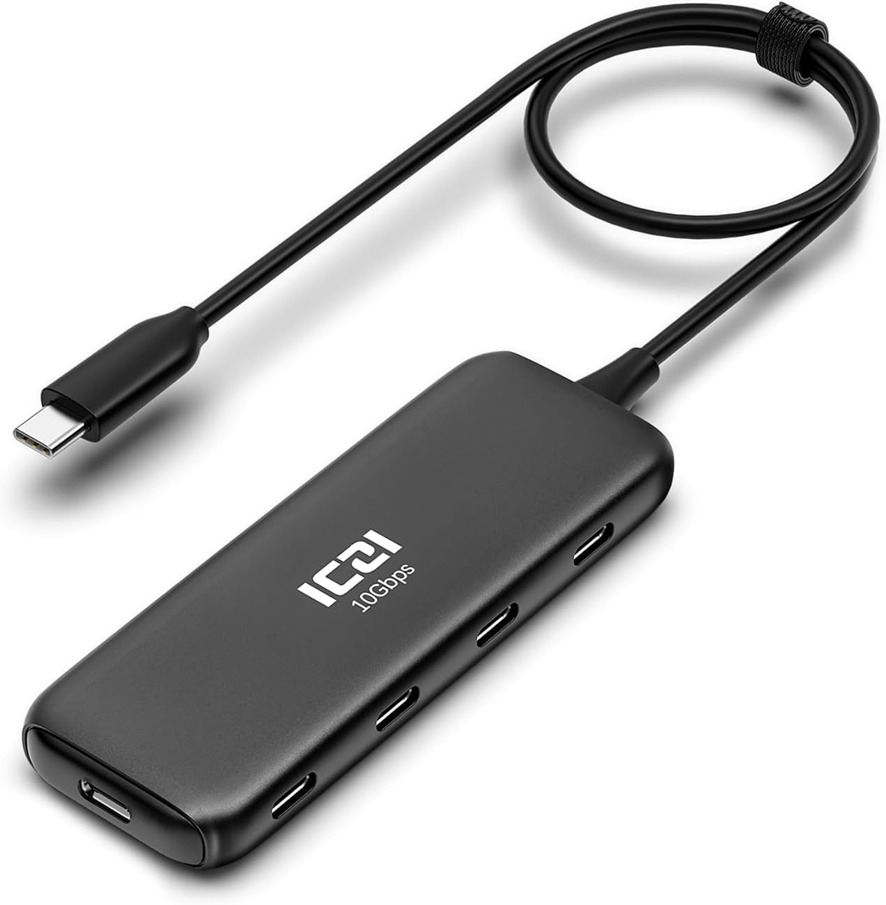 

10 Гбит/с USB C Hub Gen 2 4 порта ICZI USBC к Хаб Удлинительный кабель Расширение Расширение Множественный Тонкий дизайн Легкий MacBook iPad и видеовыход нет чёрный