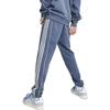 Adidas Originální tepláky s potiskem tří pruhů a manžetami pánské spodky modré HK7317