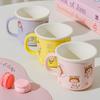 Cute Cartoon Cherry Meatballs Children's Water Cup High-value Ceramic Mug Girls Birthday Gift Souvenir