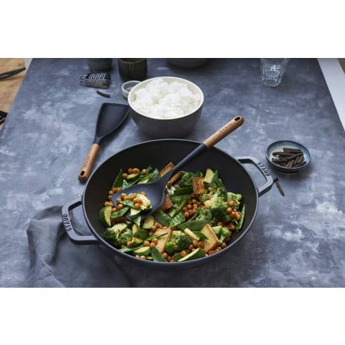 Staub "Silicone Wok Turner" Spatula [Official Japanese Product] Ustensiles Wok Turner 40503-101