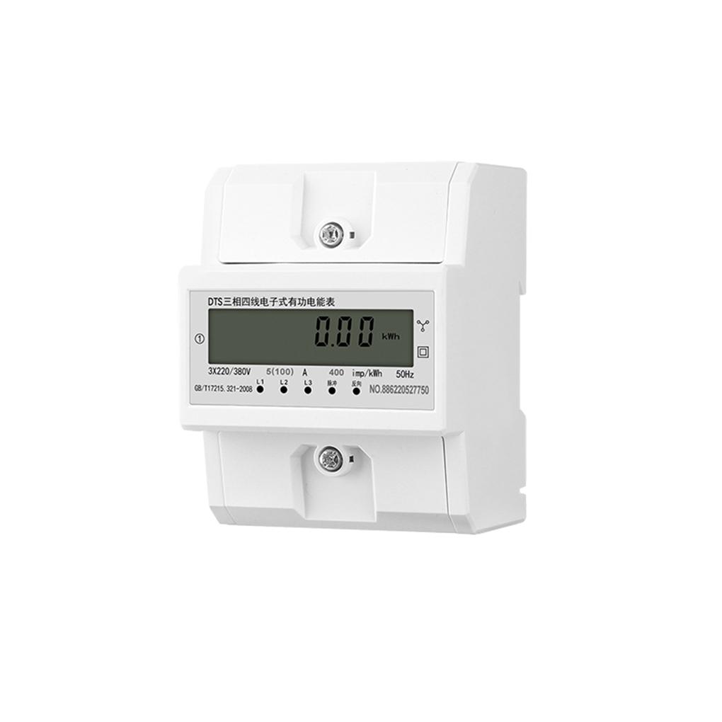 White Reliable Smart Energy Meter - Simplify Power Consumption Tracking Electric Energy Meter