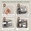 Wall-Mounted Toilet Paper Holder Storage Tray Strong Load-bearing Easy Installation Tissue Wipes Holder Bathroom Organizer