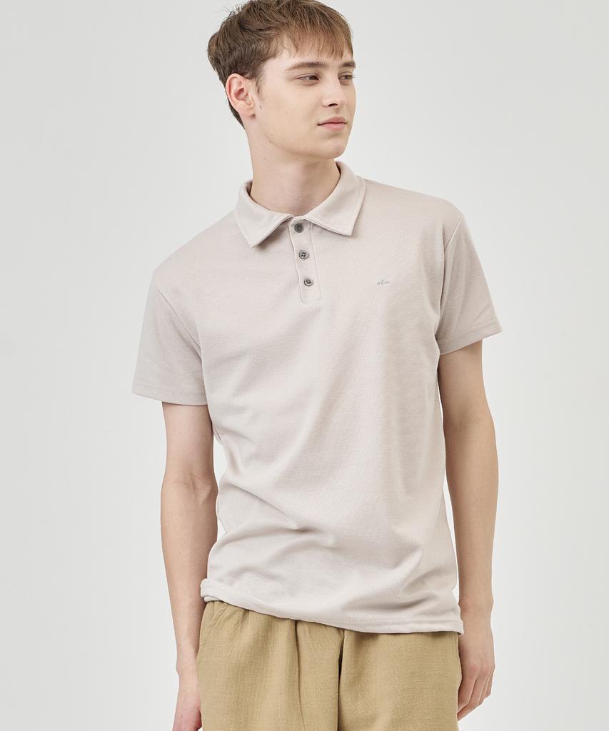 THE-ABON Bean Basic Polo Shirt Sky Blue