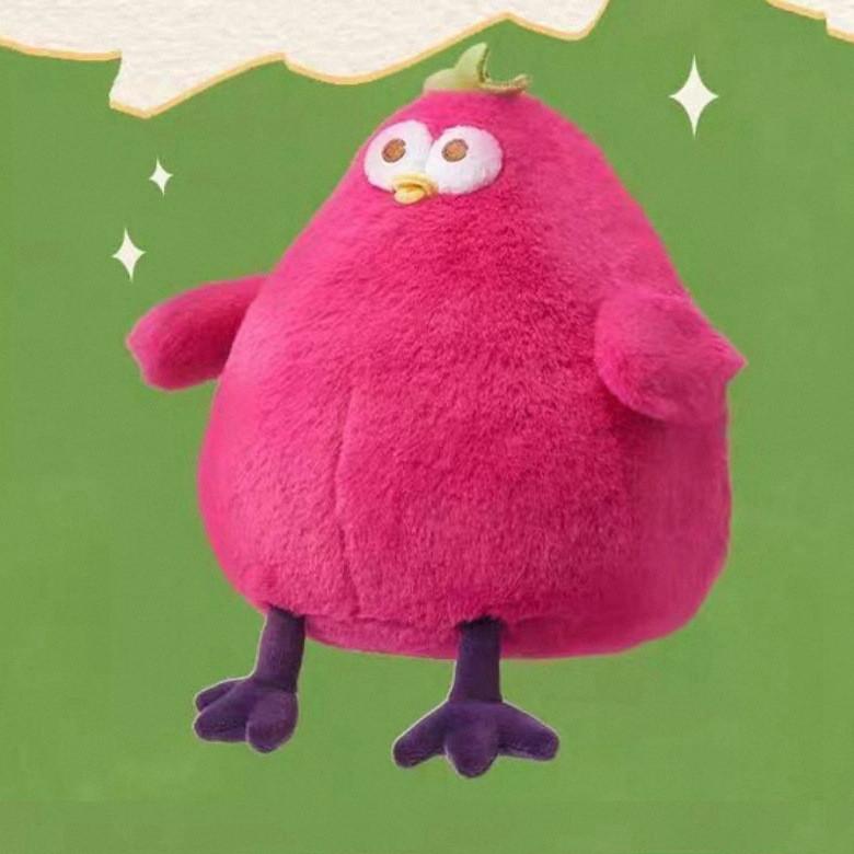 Duddun Chicken Plush Toy Cute Feather Filling For Kids Bedroom Decor Gift