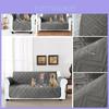 Luxurious Quilted Waterproof Sofa Slip Cover With Adjustable Elastic Strap And Pet Protection