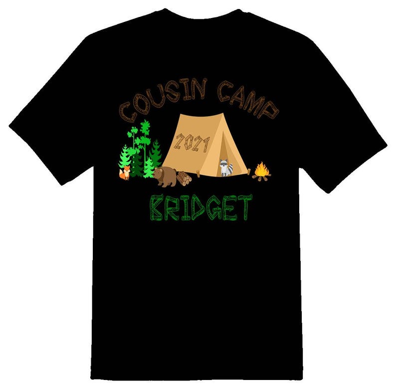 Camp tee shirts Family name camp, cousins camp any camp name, year, and personal name. Black tee. Bodysuits available 100