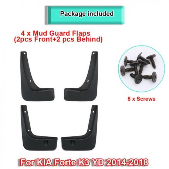 Car Mudguards For KIA Forte Cerato K3 YD 2014 - 2016 2017 2018 Mudflap Mud Flaps