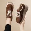 Small people increase height, moral training shoes, women's autumn and winter explosive platform shoes, muffins, casual sneakers, black board shoes