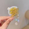 2Pcs Antique Hanfu Super Streamer Children'S Hair Clip Princess Butterfly Edge Clip Hair Accessories Girls On The Clip Head