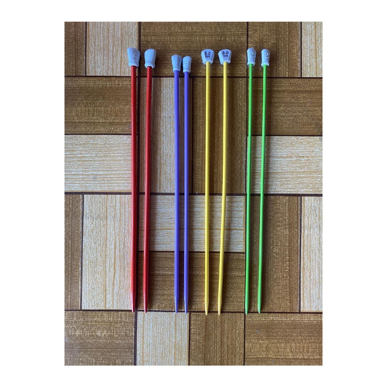 

Набор цветных вязальных спиц небольшого размера, 20 см (2,5/3/3,5/4) 4 шт 4