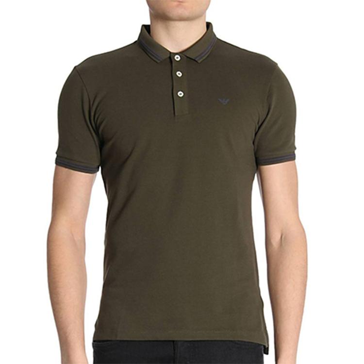 Emporio Armani Polo Shirt Men's Army Green 8N1F30-1JPTZ-0582