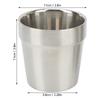 2Pcs Stainless Steel Cup 2 Wall 180ML Heat Insulation for Outdoor Camping Hiking