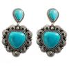 Premium Turquoise Love Earrings Premium Retro Bohemian Earrings Personality Trend Party Earrings