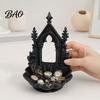 Hairpin Organizer Tray Jewelry Storage Tray, with Gothic Arch Pearlescent Design, Small Perfume And Lipstick Themed Organizer, for Rings Earrings