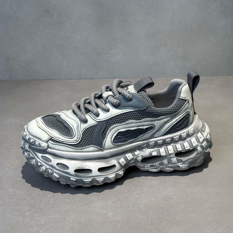 

Retro polished dad shoes new comfortable breathable mesh casual dl 38 (shoe size)