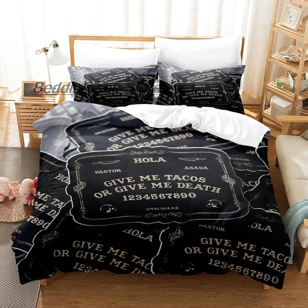 

New Ouija Board Bedding Set Single Twin Full Queen King Size Bed Set Aldult Kid Bedroom Duvetcover Sets 3D Print Bed Sheet Set AU Single 140x210cm