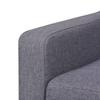 2 Seater Fabric Sofa in Grey