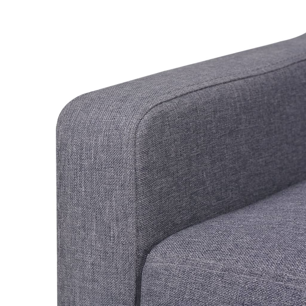 2 Seater Fabric Sofa in Grey