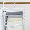 Clothes Hanger Home Wardrobe Pants and Scarf Storage Rack Anti Slip Multi-layer Scarf Rack Tie Rack Wardrobe Storage Rack