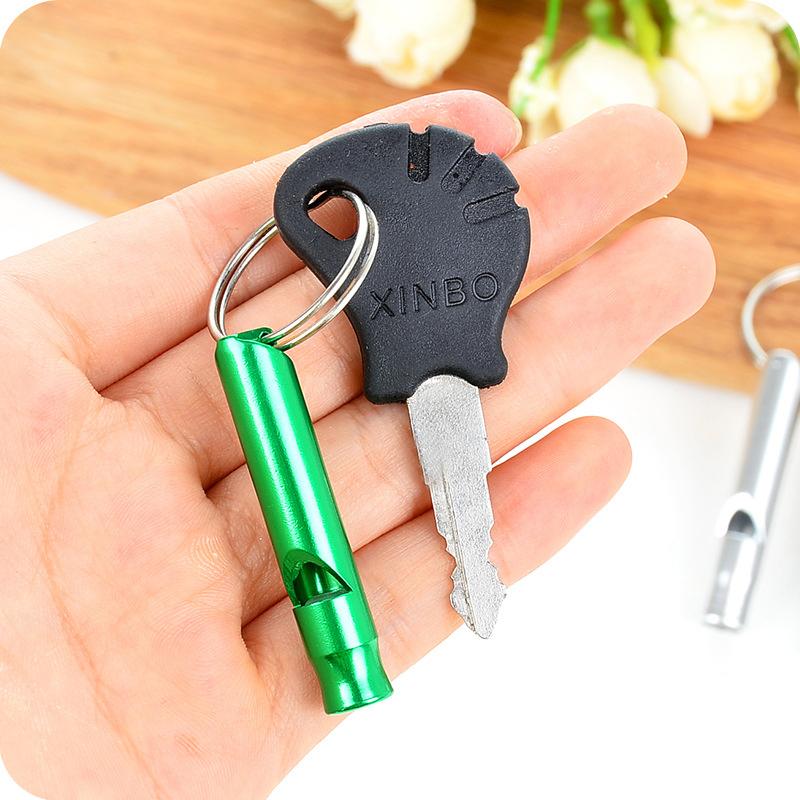 5/10/20Pcsoutdoor Emergency Whistle Multifunction Survival Training Whistle Camping Hiking Survival Sports Anti Lose Whistle Key