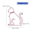 Retro Cartoon Cats Wall Hook Minimalist Design For Home Decors Functional To Hanging Clothes Hats And Bags Durable Iron Materials Suitable For Various
