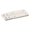4pcs Replacement Hinges For Igloo Cooler Box White Plastic Hinges With Screws For Colemans Coolers Hinges Kit With Screws