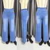Washed Long Wide-leg Pants Women's Trousers New Multi-color Thin Straight Denim Trousers