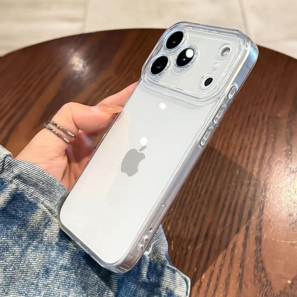 Transparent Space Case for IPhone 17 Pro Max, Apple 16e/17 Pro Soft Case, 17 Air Minimalist Design
