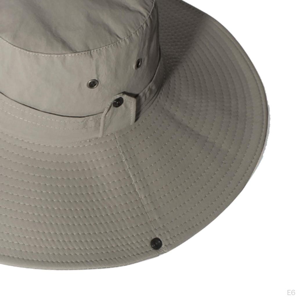 Adults Wide Brim Bucket Hat Breathable for Golf Cycling Fishing Hiking Hunting