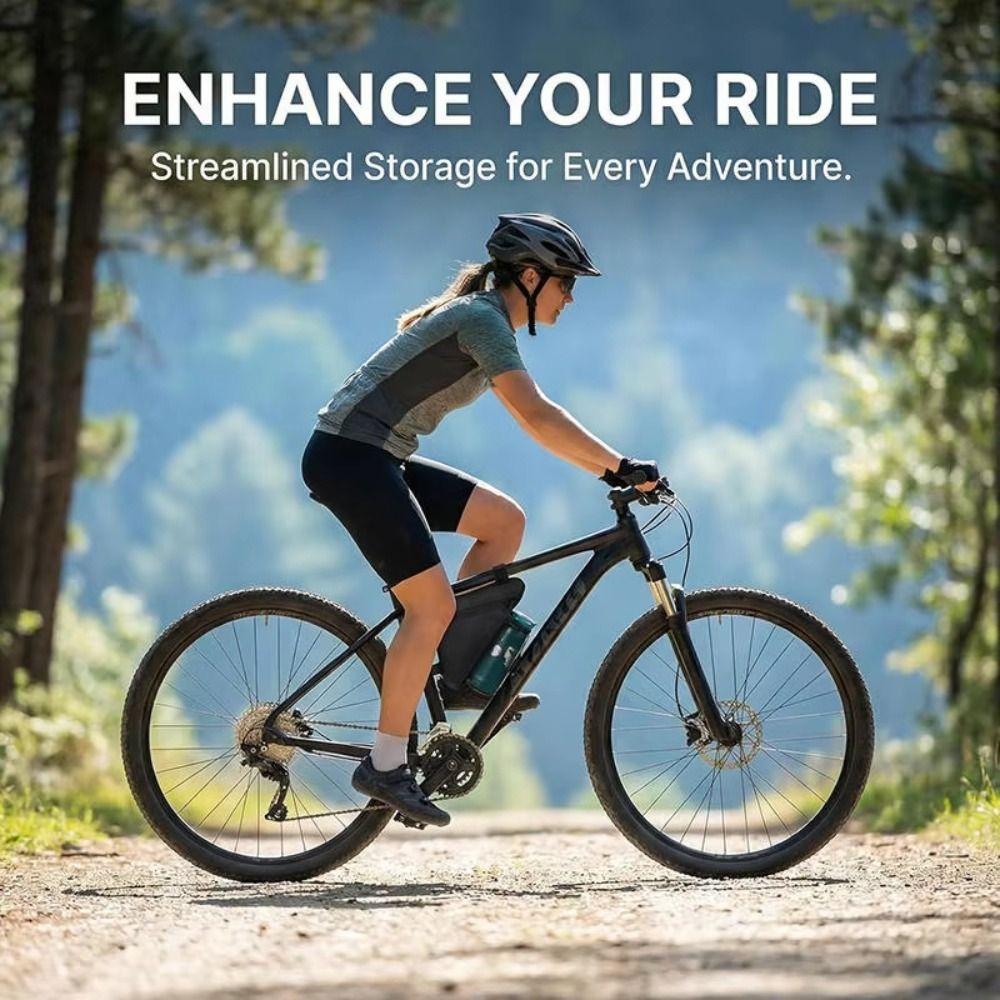 Polyester Bike Beam Hanging Bag Storage Mountain Bike Bag Bicycle Triangle Bag  MTB Road Bike