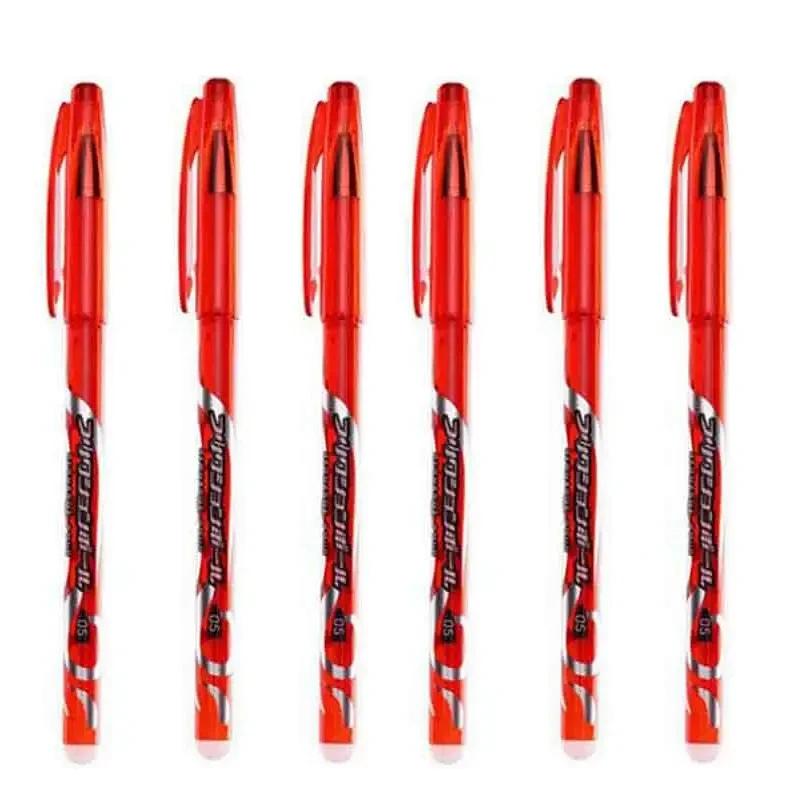 05mm Erasable Gel Pen Collection Black Blue Red Pen and Ink Refill Rod Kawaii Pens Washable Handle School Office Supplies Stationery