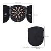 Electronic Dartboard with Voice Announcements English Voice LED Displays 6 Darts 26 Games 185 Variants Dart Machine with Door Dartboard Set for up to