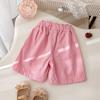 Girls' Lace Casual Pants Summer Sweet and Cute Embroidered Shorts Baby Korean Shorts