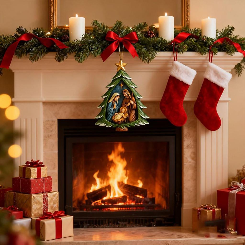 Nativity Christmas Tree Ornament